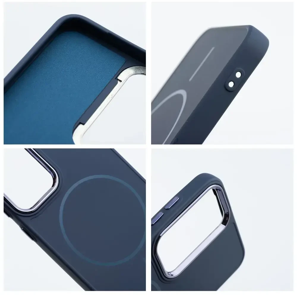 Oem Dėklas na Samsung A27 Frame Mag Cover zgodne su MagSafe tamsiai mėlyna