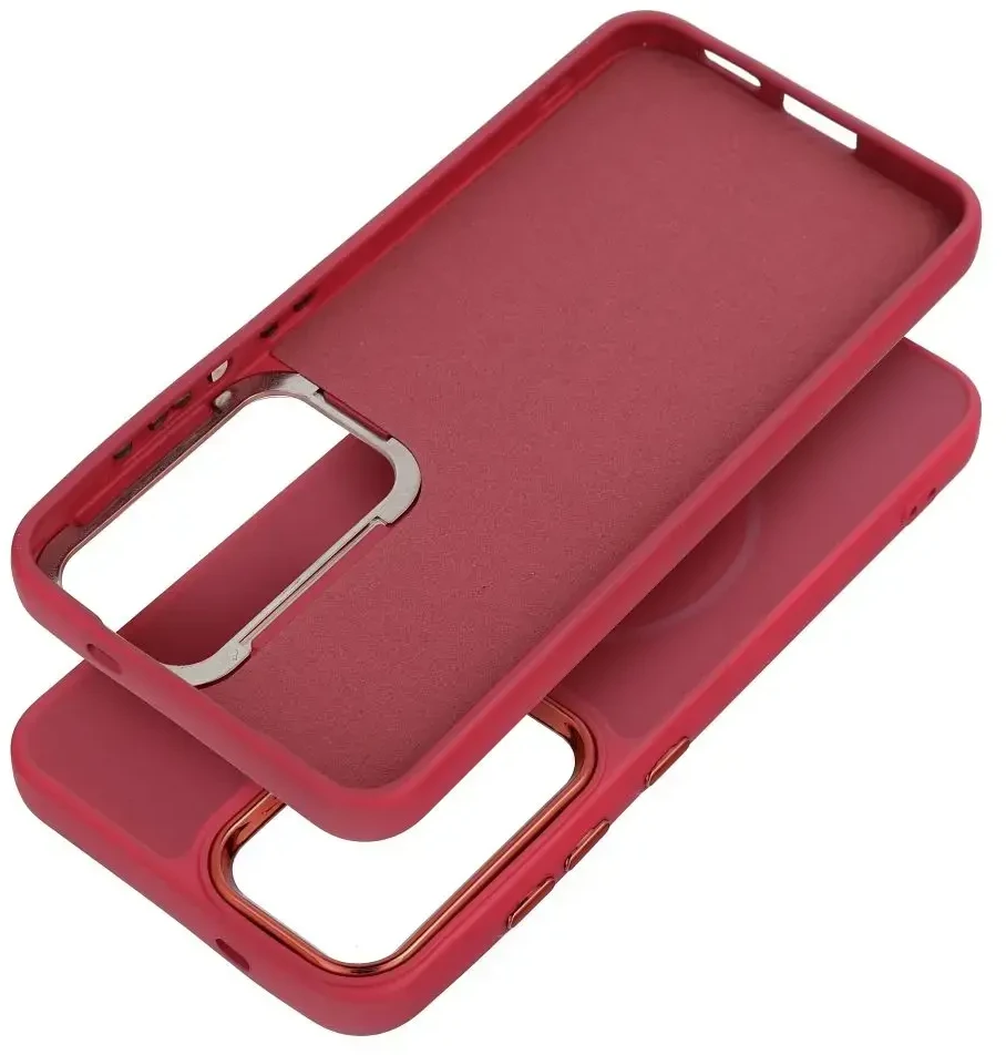 Oem Dėklas na Samsung A27 Frame Mag Cover zgodne su MagSafe magenta