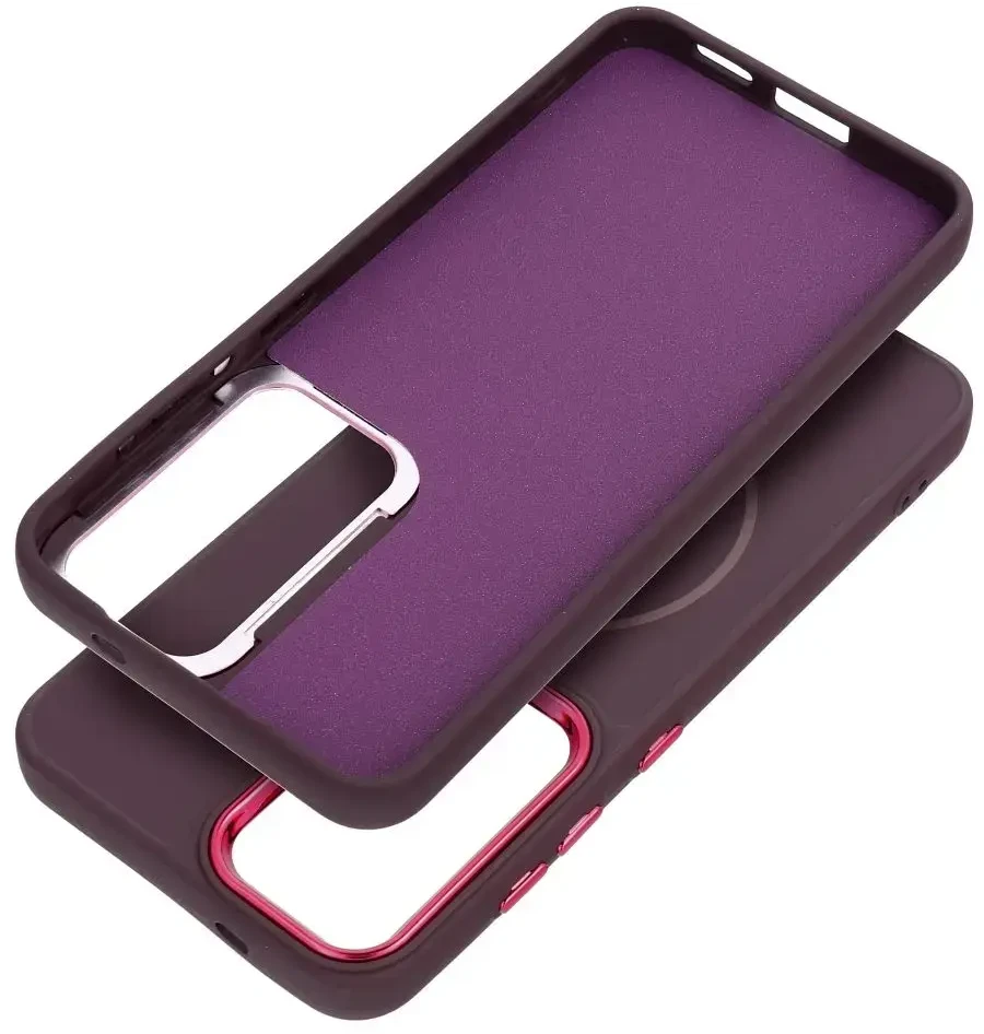 Oem Dėklas na Samsung A27 Frame Mag Cover zgodne su MagSafe violetinė