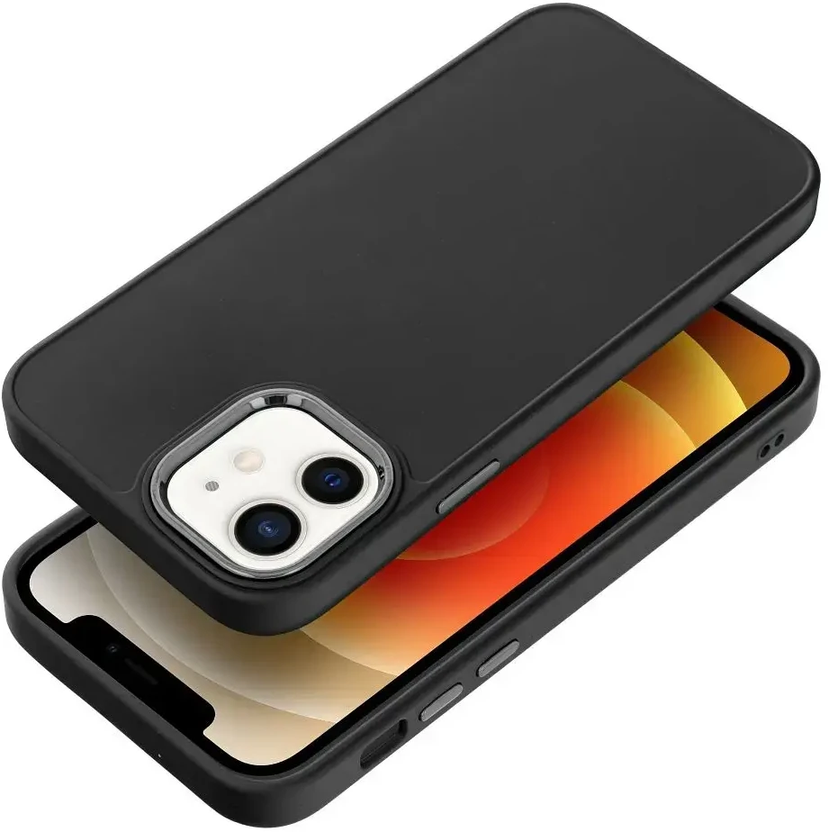 Dėklas Oem Case for iPhone 12 / 12 PRO Frame juodas