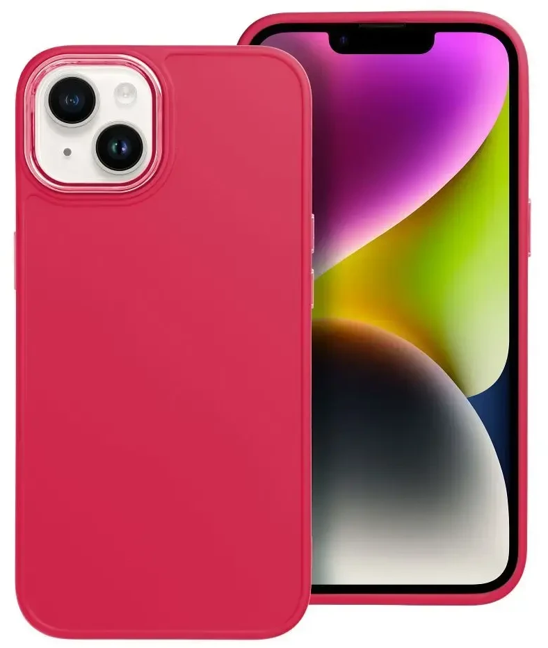 OEM dėklas, skirtas „iPhone 14 Frame“, rausvai raudonas