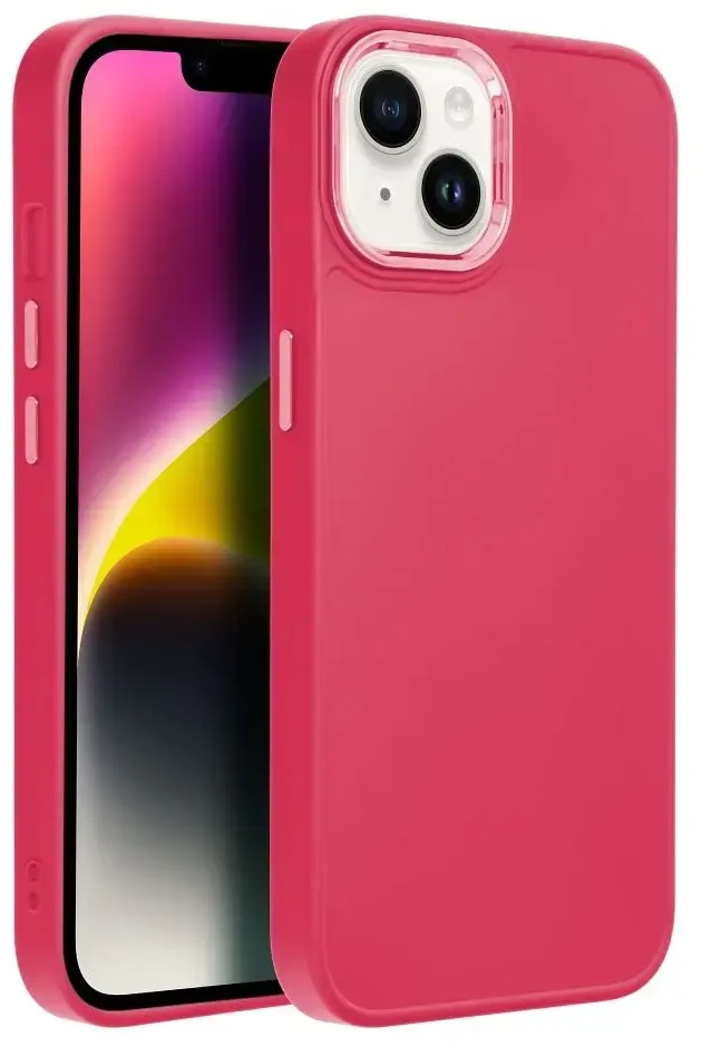 OEM dėklas, skirtas „iPhone 14 Frame“, rausvai raudonas