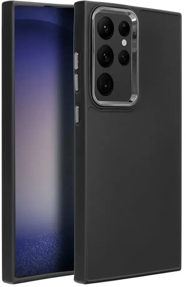 Oem FRAME dėklas skirtas Samsung Galaxy S23 Ultra juodos spalvos