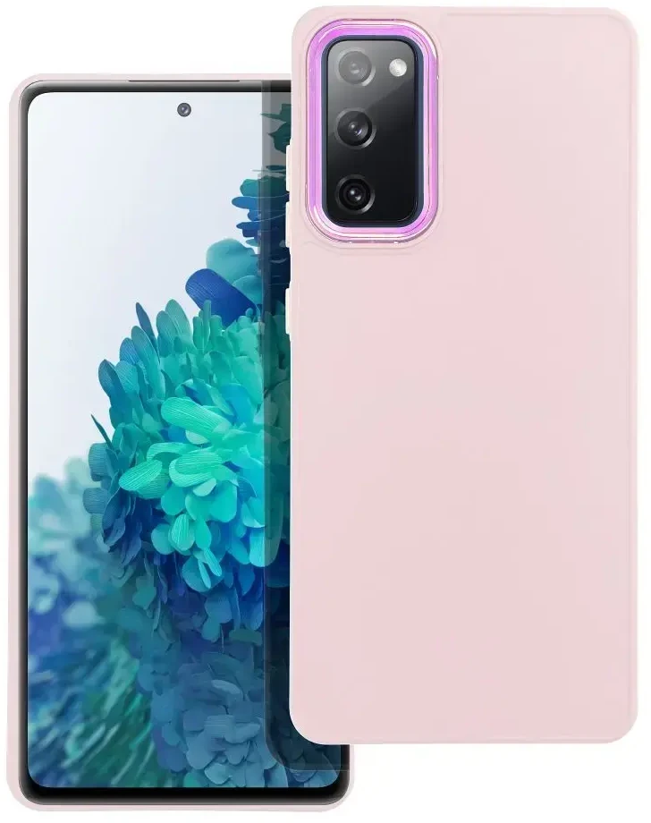 Oem FRAME Dėklas skirtas Samsung Galaxy S20 FE / S20 FE 5G powder rožinės spalvos