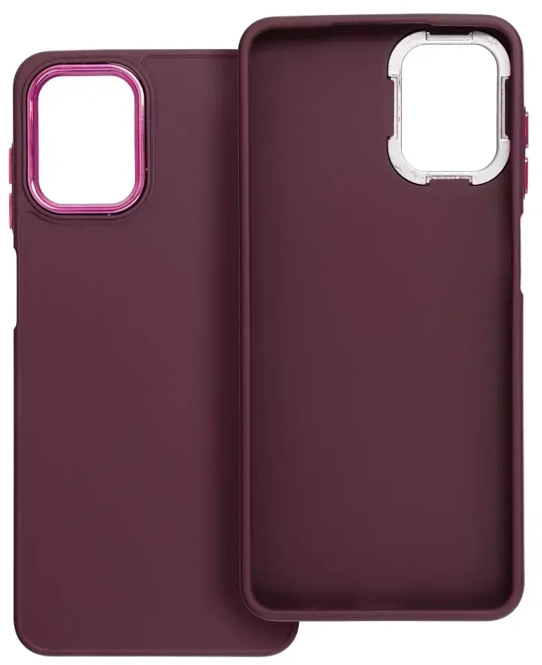 Oem FRAME dėklas skirtas Samsung Galaxy A12 / M12 violetinės spalvos