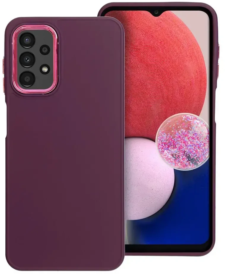 Oem FRAME Dėklas skirtas Samsung Galaxy A13 4G violetinės spalvosinės spalvos
