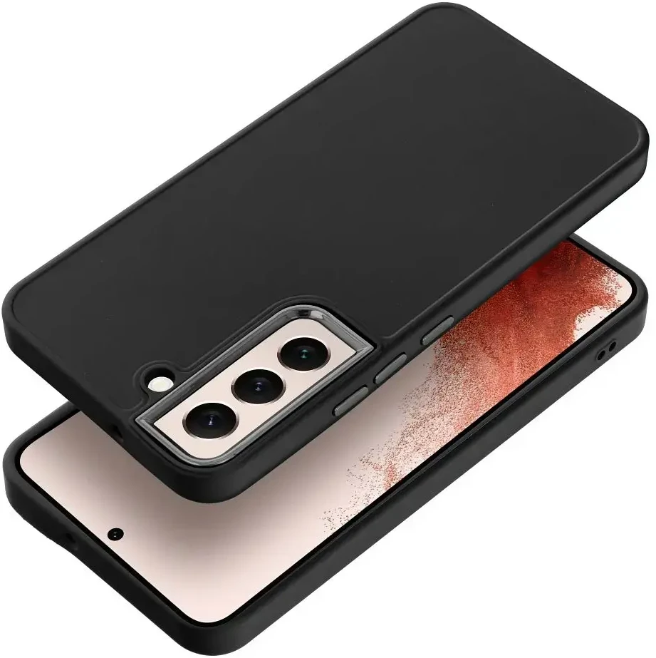 Oem FRAME Dėklas skirtas Samsung Galaxy S22 juodos spalvos