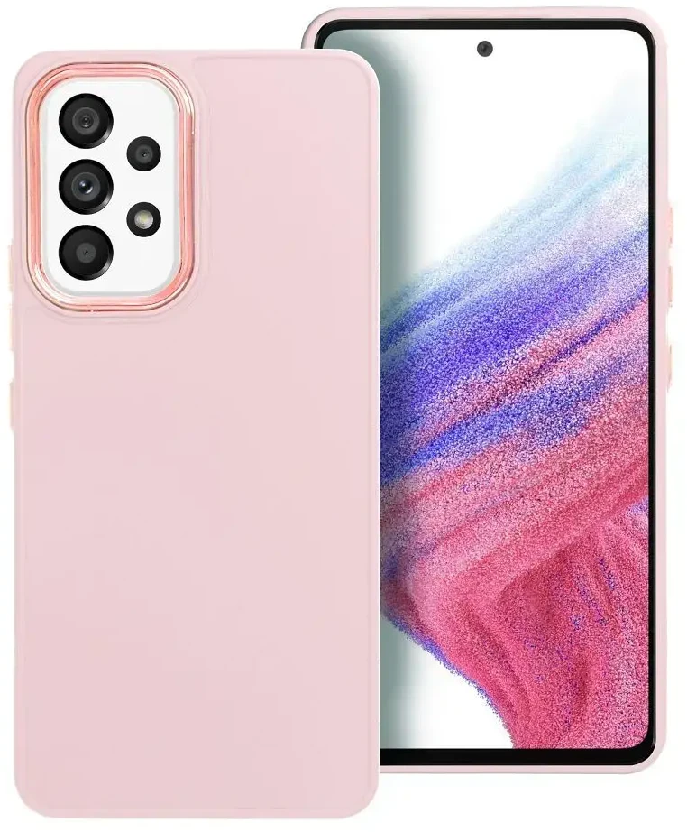 Oem FRAME dėklas skirtas Samsung Galaxy A53 5G powder rožinės spalvos