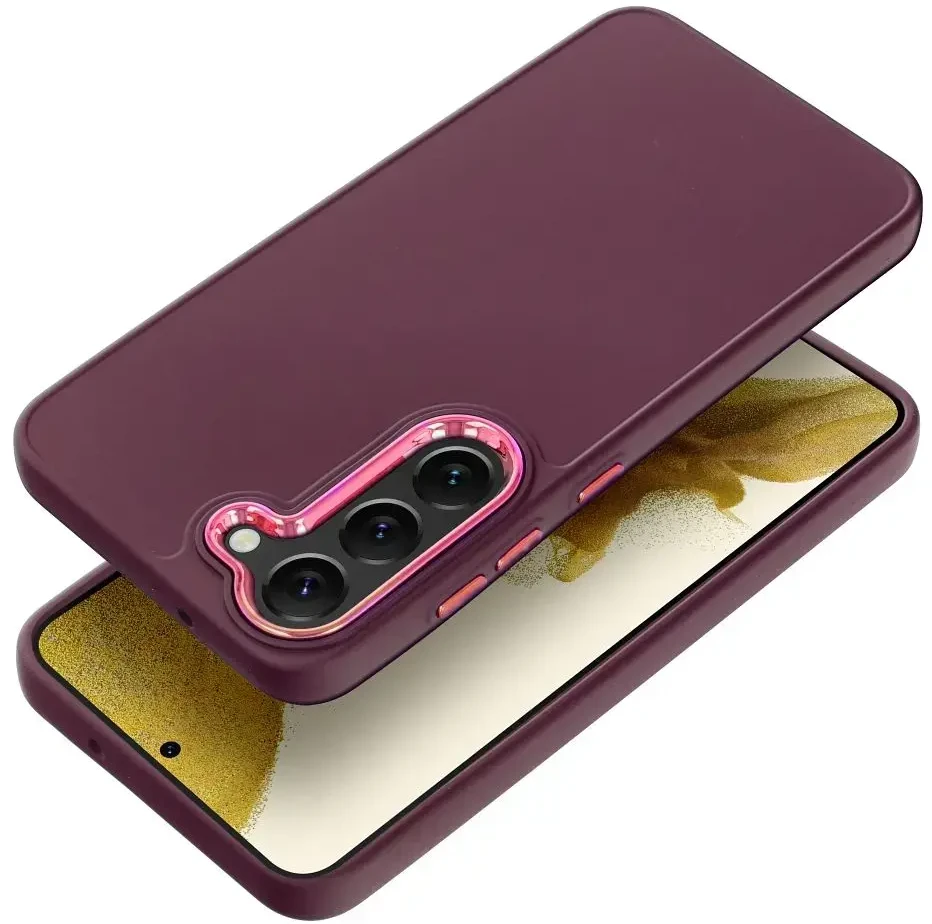 Oem FRAME dėklas skirtas Samsung Galaxy S23 violetinės spalvos