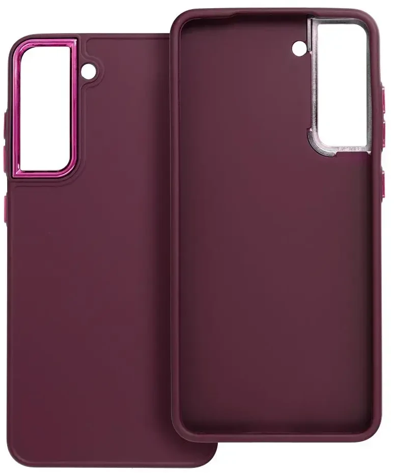 Oem FRAME dėklas skirtas Samsung Galaxy S21 FE violetinės spalvos