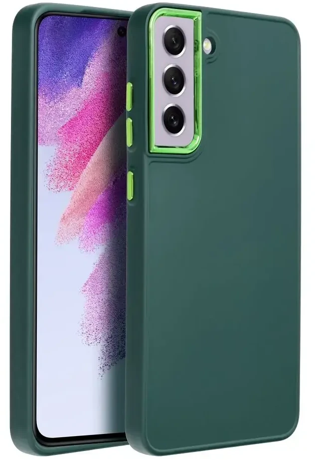 Oem Dėklas na Samsung S21 FE Frame žalia