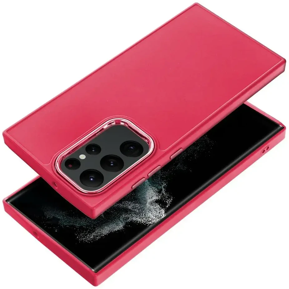 Oem FRAME Dėklas skirtas Samsung Galaxy S22 Ultra magenta