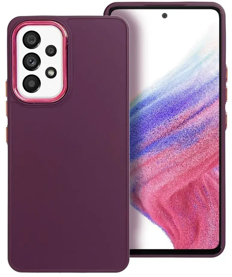 Oem FRAME dėklas skirtas Samsung Galaxy A53 5G violetinės spalvos