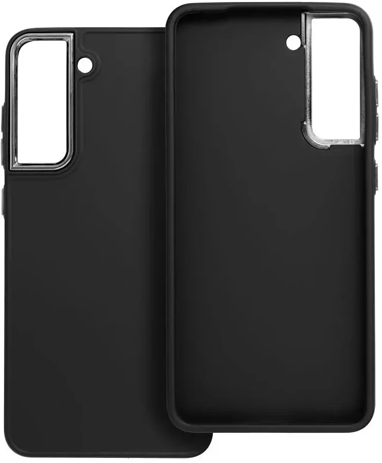 Oem FRAME dėklas skirtas Samsung Galaxy S21 FE juodos spalvos