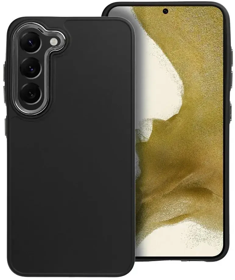 Oem FRAME dėklas skirtas Samsung Galaxy S23 juodos spalvos