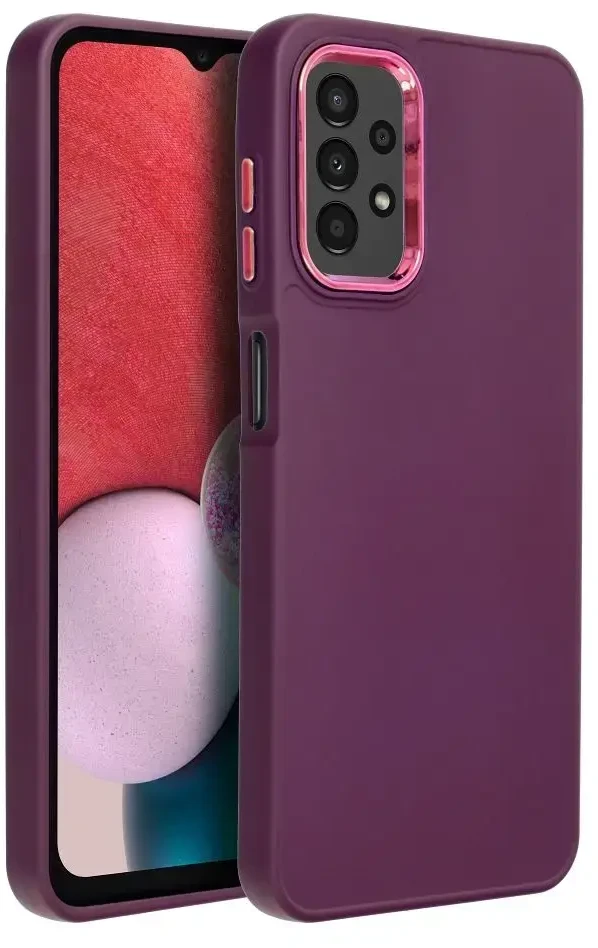 Oem FRAME Dėklas skirtas Samsung Galaxy A13 4G violetinės spalvosinės spalvos