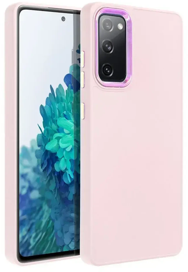 Oem FRAME Dėklas skirtas Samsung Galaxy S20 FE / S20 FE 5G powder rožinės spalvos