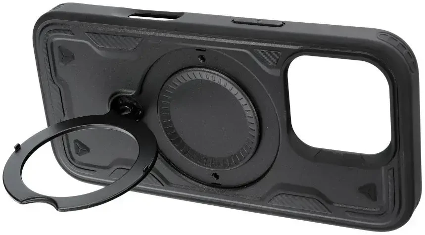 Dėklas Oem Case for iPhone 18 Pro / 17 Pro Frost Armor juodas
