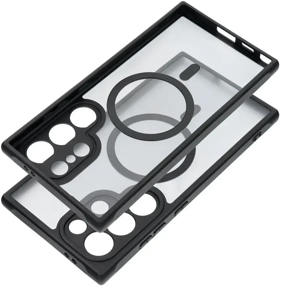 Oem Dėklas na Samsung S24 ULTRA Full Matte Mag Cover zgodne su MagSafe juoda