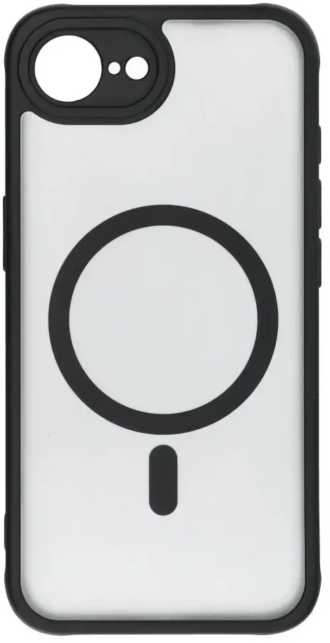 Oem Originalus iPhone 16e (SE 4 2025) / 17e dėklas su matiniu MagSafe dėklu, juodas