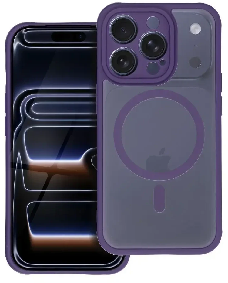 Oem Dėklas na Samsung S26 Full Matte Mag Cover zgodne su MagSafe violetinė