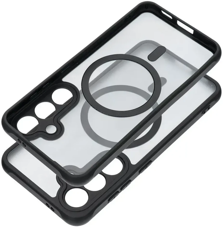Oem Dėklas na Samsung S24 Full Matte Mag Cover zgodne su MagSafe juoda