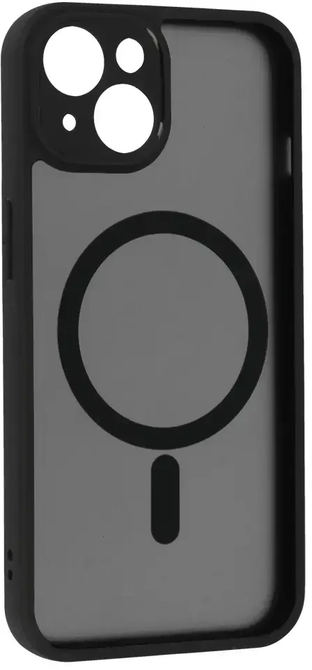 Topt Full Matte Mag dėklas skirtas iPhone 14 juodos spalvos