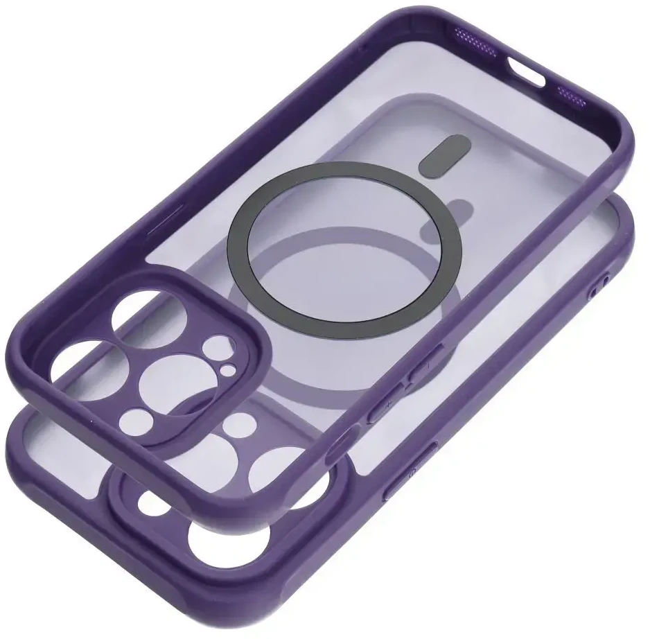 Oem Dėklas na Samsung S26 Full Matte Mag Cover zgodne su MagSafe violetinė