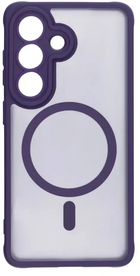 Oem Dėklas na Samsung S26 Full Matte Mag Cover zgodne su MagSafe violetinė