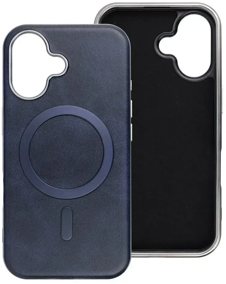 Oem GENTLEMAN MAG COVER dėklas suderinamas su MagSafe skirtas Apple iPhone 11 mėlynos spalvos