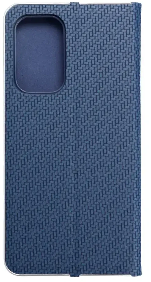 Dėklas Forcell Oem LUNA Book Carbon skirtas Samsung Galaxy A53 5G mėlynos spalvos