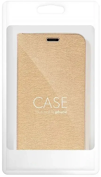 Oem Dėklas su klapką na Xiaomi Redmi NOTE 8 PRO Luna Book Gold auksinė