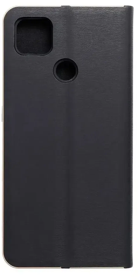 Dėklas Forcell Oem LUNA Book Gold skirtas Xiaomi Redmi 9C / 9C NFC juodos spalvos