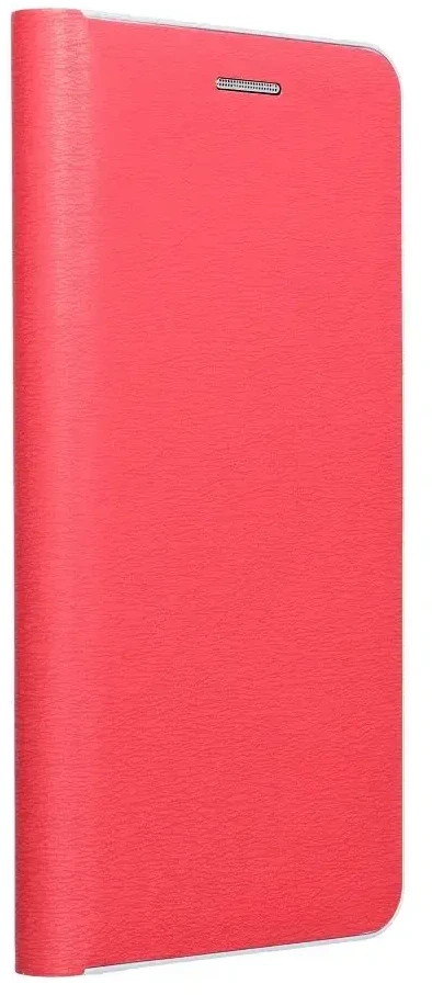 OEM LUNA Book auksinis dėklas Xiaomi Redmi 12 4G / 12 5G raudonas