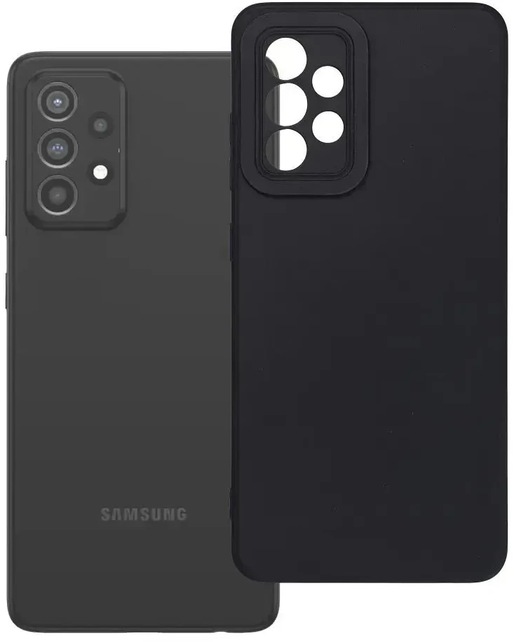 Oem Dėklas na Samsung A52 5G / A52 LTE ( 4G ) / A52S Matt 2.0 juoda