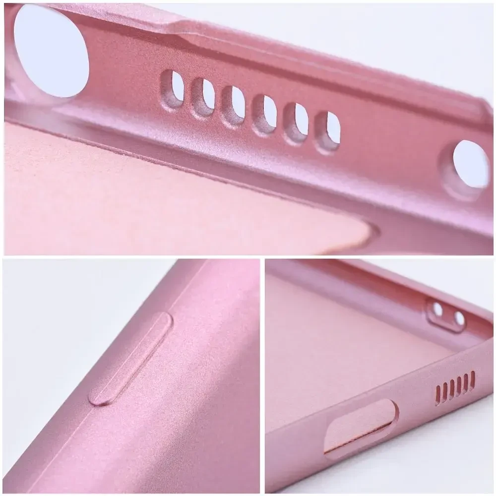 Oem dėklas, skirtas iPhone 17, metalinis rožinis