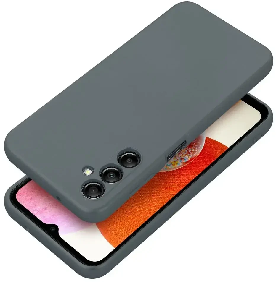 Oem METALLIC Dėklas skirtas Samsung Galaxy A14 5G / A14 4G pilkos spalvos
