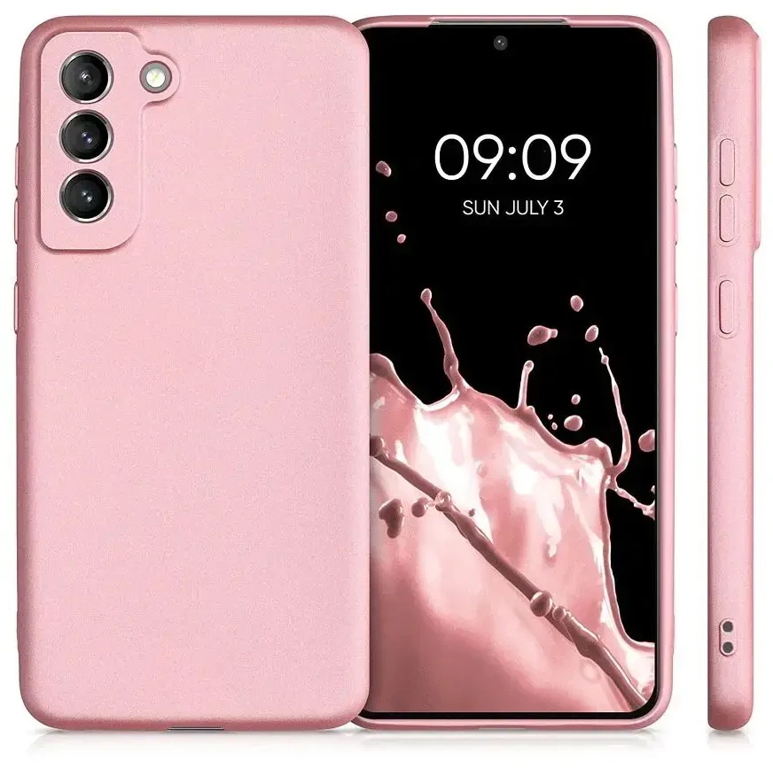 Oem METALLIC Dėklas skirtas Samsung Galaxy S24 Ultra rožinės spalvos