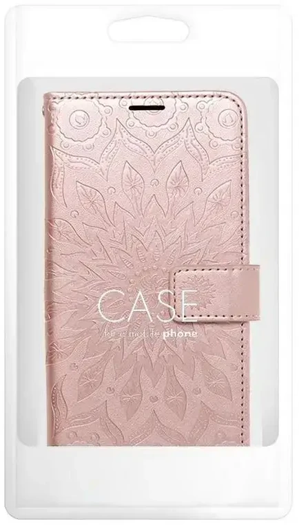 Forcell Oem MEZZO Book dėklas skirtas XIAOMI Redmi 10C mandala rose aukso spalvos