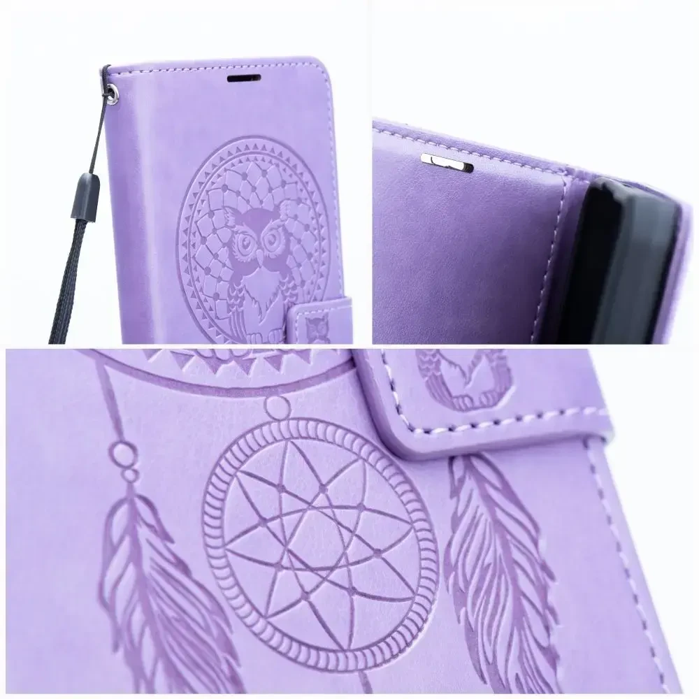 Oem Atverčiamas dėklas Xiaomi Redmi NOTE 15 PRO 5G Mezzo Book sapnų gaudyklė violetinė
