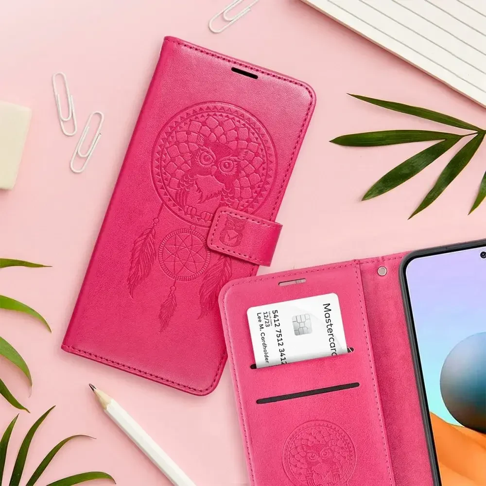 Oem Dėklas su klapką na Xiaomi Redmi 15T PRO Mezzo Book Dream Catcher purpurinė spalva