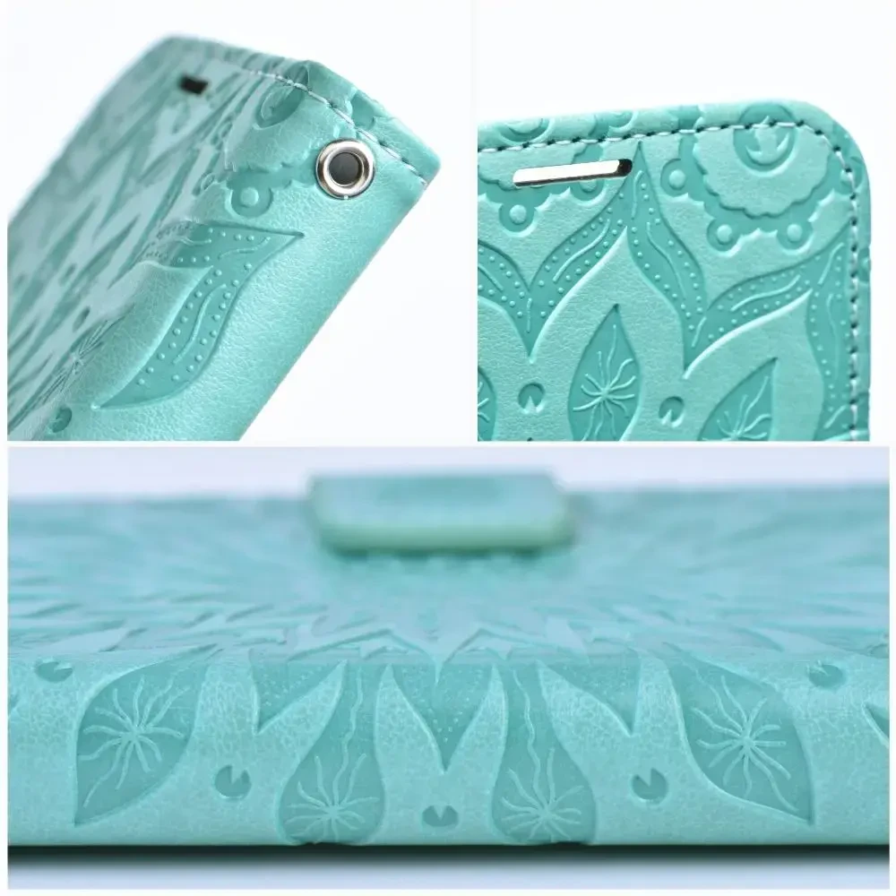 Forcell Oem MEZZO Book dėklas skirtas Xiaomi Redmi 9C / 9C NFC mandala žalios spalvos
