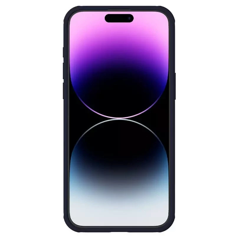 Nillkin CamShield Pro PC+TPU dėklas telefonui Apple iPhone 15 Pro Max violetinės spalvos