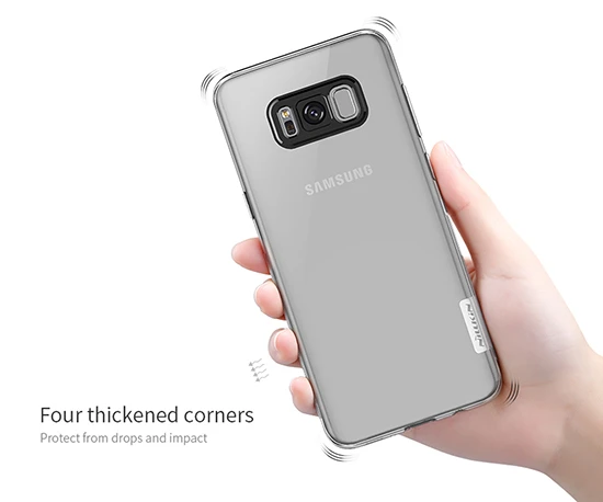 Nillkin Nature TPU dėklas telefonui Samsung Galaxy S8 Plus transparent