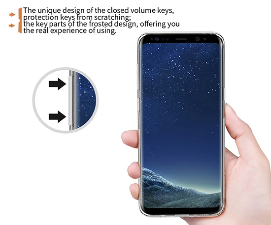 Nillkin Nature TPU dėklas telefonui Samsung Galaxy S8 Plus transparent