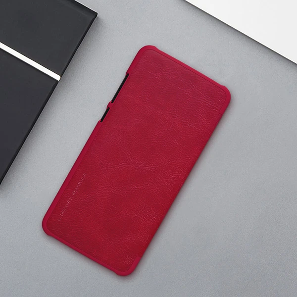 Dėklas Nillkin Qin Xiaomi Mi 11 Pro raudonos spalvos