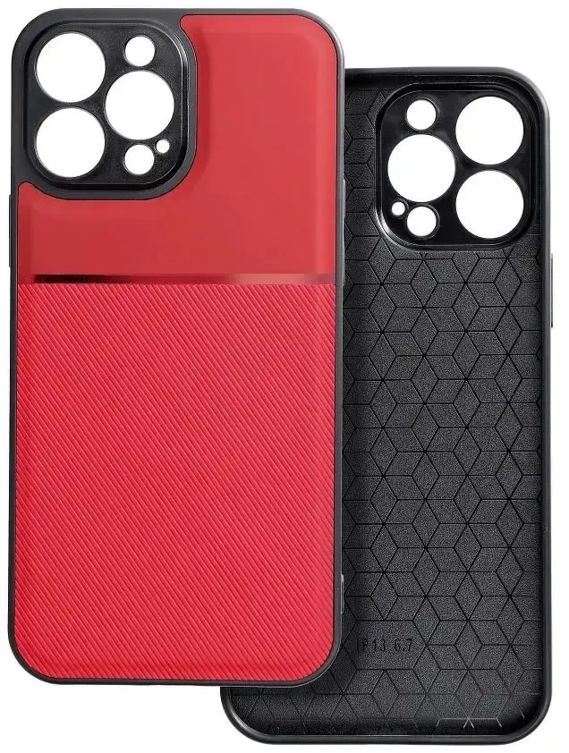 Forcell Oem NOBLE dėklas skirtas Xiaomi Redmi Note 11 Pro / 11 Pro 5G red