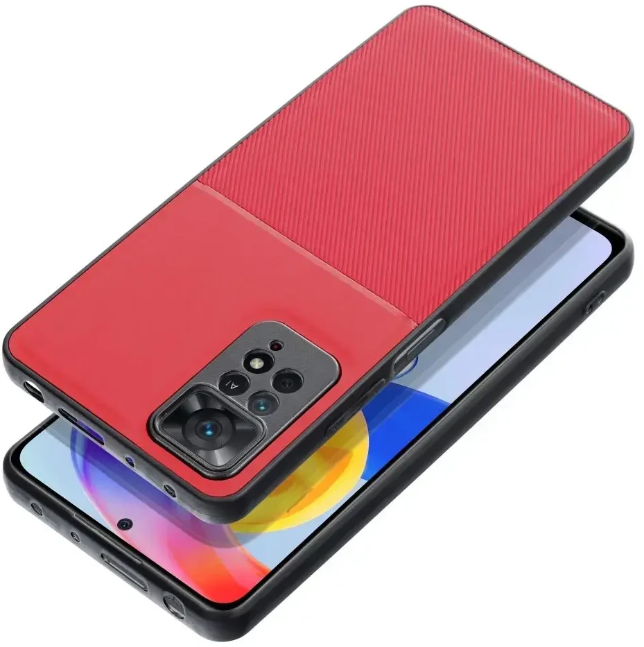 Forcell Oem NOBLE dėklas skirtas Xiaomi Redmi Note 11 Pro / 11 Pro 5G red