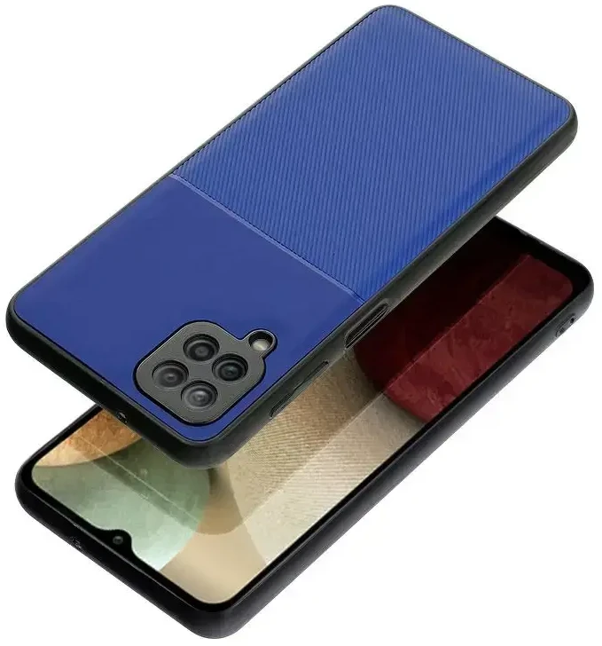 Forcell Oem NOBLE dėklas skirtas Samsung Galaxy A12 / M12 mėlynos spalvos