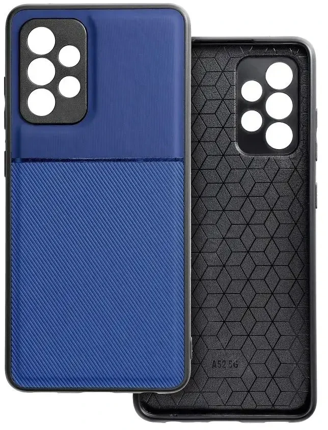 Forcell Oem NOBLE dėklas skirtas Samsung Galaxy A12 / M12 mėlynos spalvos